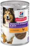 Hill's Science Plan 24x370 Hill's Science Plan Sensitive Stomach & Skin csirke nedves kutyatáp