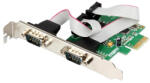 BLACKBIRD PCI-E Bővítőkártya 2x Soros RS-232 port (BH1261) - mulan