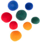  Zooplus Basics zooplus Basics filclabdák macskajáték 8 darabos szettben (4 x Ø 4 cm, 4 x Ø 3 cm)