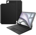 Tech-Protect Smartcase Magnetic + Billentyűzet iPad Pro 12.9 4 / 5 / 6 / 2020-2022 / Air 13 1 / 2 / 2024-2025 Fekete tok