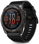 Techsuit - Gyorscsatlakozós 26 mm-es óraszíj (W070) - Garmin Fenix 3/3 HR/5X/5X Plus/6X/6X Pro/7X/7X Pro Solar - Obszidián Fekete