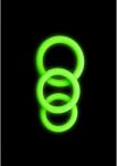 Ouch! Glow in the Dark 3 pcs Cock Ring Set - sexyelephant