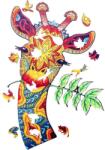 Engelhart Zsiráfos fa puzzle A4-es méretben (602080)