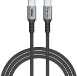 Verbatim USB kábel, USB-C - USB-C, 1, 2 m, 100W, VERBATIM, fekete (KV31846) - primatinta