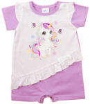 Asti Rövid ujjú kislány baba napozó - unikornis mintával - pindurka