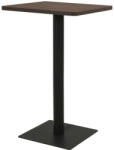 vidaXL sötétbarna bisztróasztal 78, 5 x 78, 5 x 107 cm (VD321929)