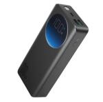JOYROOM vésztöltő 2 USB+Type-C aljzat (20000mAh, 30W, PD gyorstöltő, lámpa, LED kijelző) FEKETE JR-PBF02 (JR-PBF02)