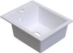 BERG Solo chiuvetă din granit 50x40 cm alb ZHB22103 (ZHB22103) Chiuveta