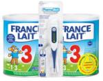 France Lait 3 млечна храна за подпомагане на растежа за малки деца от 1 година 2x400g + термометър (IP4427)