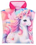 Faro Unicorn, poncho de baie, roz, 50x100 cm