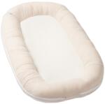 Kidizi Baby nest ergonomic cu baza respirabila si husa detasabila din muselina Kidizi Airnest Natur (5949551915645)