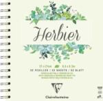 Clairefontaine Herbarium Vázlatfüzet 21 x 21 cm 180 g (975178C)