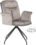 Carmen Трапезен стол marlow 2 - мишо сив bf 2 - BestPC