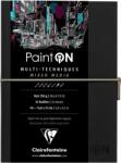 Clairefontaine Paint'On Vázlatfüzet 32 A5 250 g Black (975185C)