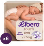 Libero Touch pelenka, Koraszülött 0, 1-2, 5 kg, 144 db