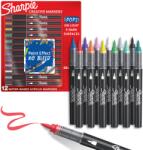 Sharpie Комплект маркери Sharpie Acrylic Brush, 12 цвята, блистер (33802-А)