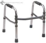  Rehab 4263 II Alumínium összecsukható, állítható magasságú járókeret 100 kg-ig 2.5 cm-enként állítható