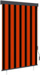 vidaXL narancssárga és barna kültéri roló 120 x 250 cm (145966)