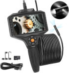 VEVOR Ipari endoszkóp kamera 5m 5" kijelző, 32 GB TF-kártya, 8+2 LED, 3 lencse
