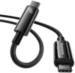 Baseus Tungsten Gold USB-C-USB-C kábel, 240W, 1 m (fekete)