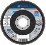 Bosch PRO X571 legyezőtárcsa, 115 mm, G120, inoxhoz, fémhez (2608607325)