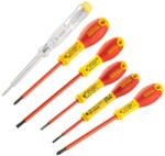STANLEY Fatmax szigetelt csavarhúzó készlet PZ/párhuzamos 6 részes (0-65-443) - hardtools