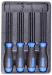KING TONY tömítőgyűrű kiszedő készlet 4 részes (9-30904AY) (9-30904AY) - hardtools