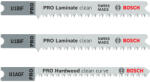 Bosch PRO laminate szúrófűrészlap készlet, U befogószár, 3 részes, parketta, PVC (2608636430) - hardtools