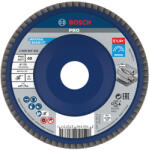 Bosch PRO X571 legyezőtárcsa, 115 mm, G40, inoxhoz, fémhez (2608607334)