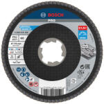 Bosch PRO X571 X-LOCK, M14 legyezőtárcsa, 115 mm, G60, fémhez, inoxhoz (2608619198)