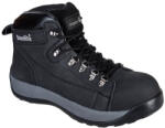 Portwest FW31 Steelite Mid Cut Nubuck védőbakancs SB HRO Fekete - 42 (PW-FW31BKR42) - hardtools