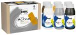 Kreul Triton Set de vopsele acrilice Base & Neutral Colors 6 x 750 ml (<![CDATA[17798]]>)