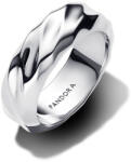 Pandora Hullámos széles karikagyűrű - 193886C00-60 (193886C00-60)