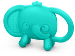 Bright Starts Tame Your Tusks Szilikon Rágóka 3 Hónapos Kortól - Elefánt Formájú, Fogzást Enyhítő, BPA-mentes
