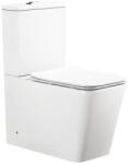 EuroStandard Eros ES QUADRO monoblokk WC - perem nélküli - WC ülőkével komplett (8264003E) - globalvivamarket