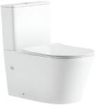 EuroStandard Viva ES AVVA monoblokk WC - perem nélküli - WC ülőkével komplett - mély öblítésű (82648202)