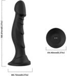  ARMONY - távirányítós vibráló dildó és análplug fekete