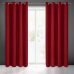 EUROFIRANY Logan sötétítő függöny Piros 135x250 cm - homeandstyle - 5 494 Ft