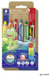 STAEDTLER Színes ceruza készlet, grafitceruzával, hegyezővel, STAEDTLER "Noris® junior 140", 5+1 különböző szín (140 C6P1) - alter