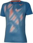 Mizuno Shadow Graphic Tee - blue ashes - Kék