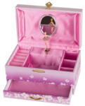 Goki Cutie muzicala, cu balerina, 19 x 11.5 x 9.8 cm, de lemn, Goki Instrument muzical de jucarie