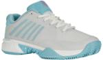 K Swiss Hypercourt Express 2 HB - brilliant white/angel blue/sheer lilac - Szürke, Fehér