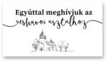 Personal Meghívó az esküvői asztalhoz - Sketch Válasszon mennyiséget: 11 db - 30 db