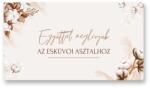 Personal Meghívó az esküvői asztalhoz - Boho Válasszon mennyiséget: 11 db - 30 db