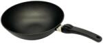 SKK Titán WOK serpenyő 28/9 cm, SKK 7-es sorozat, indukcióhoz is, levehető fogantyúval
