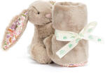Jellycat Petal nyuszis szundikendő - Jellycat Blossom Beige Bunny 'Petal' Soother