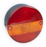 DOBMAR Egyesített lámpa MD-16 bal, rendszám világítással, kör alakú, 3-részes (DOB16L)