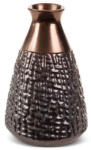 Brightenzi Morena kerámia váza Acélszürke/bronz 13x13x20 cm (HS402286)