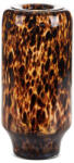 Brightenzi Lana üveg váza Fekete/sárga 18x18x40 cm (HS403490)
