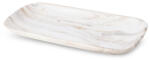  Asli márványos hatású kerámia tál Fehér 30x16x3 cm (401796)